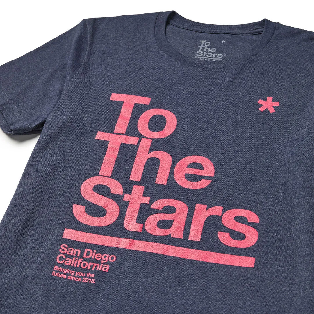 Package T-Shirt Navy Heather/Pink