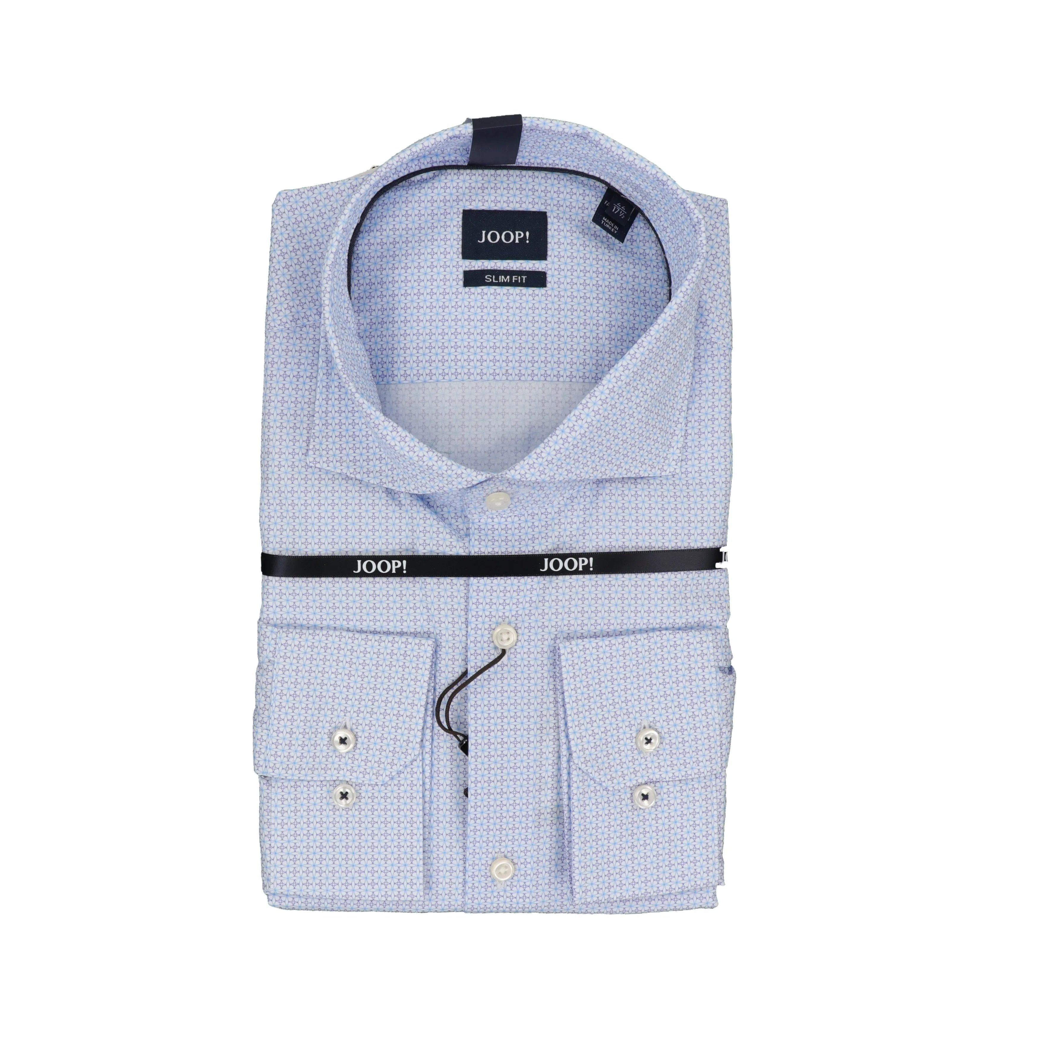 Pai Geometric Print Sport Shirt in Blue