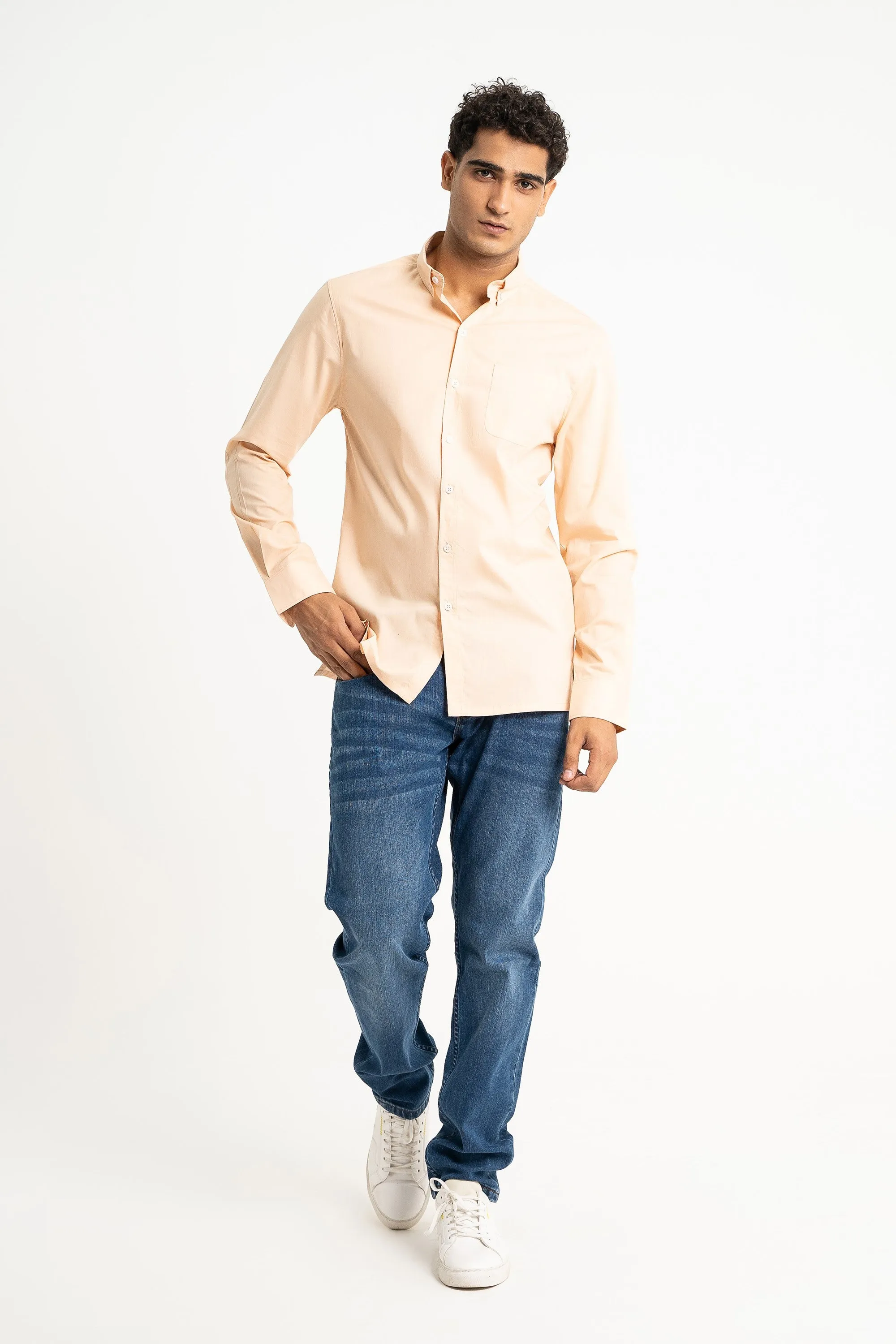 Peach Viscouse Shirt