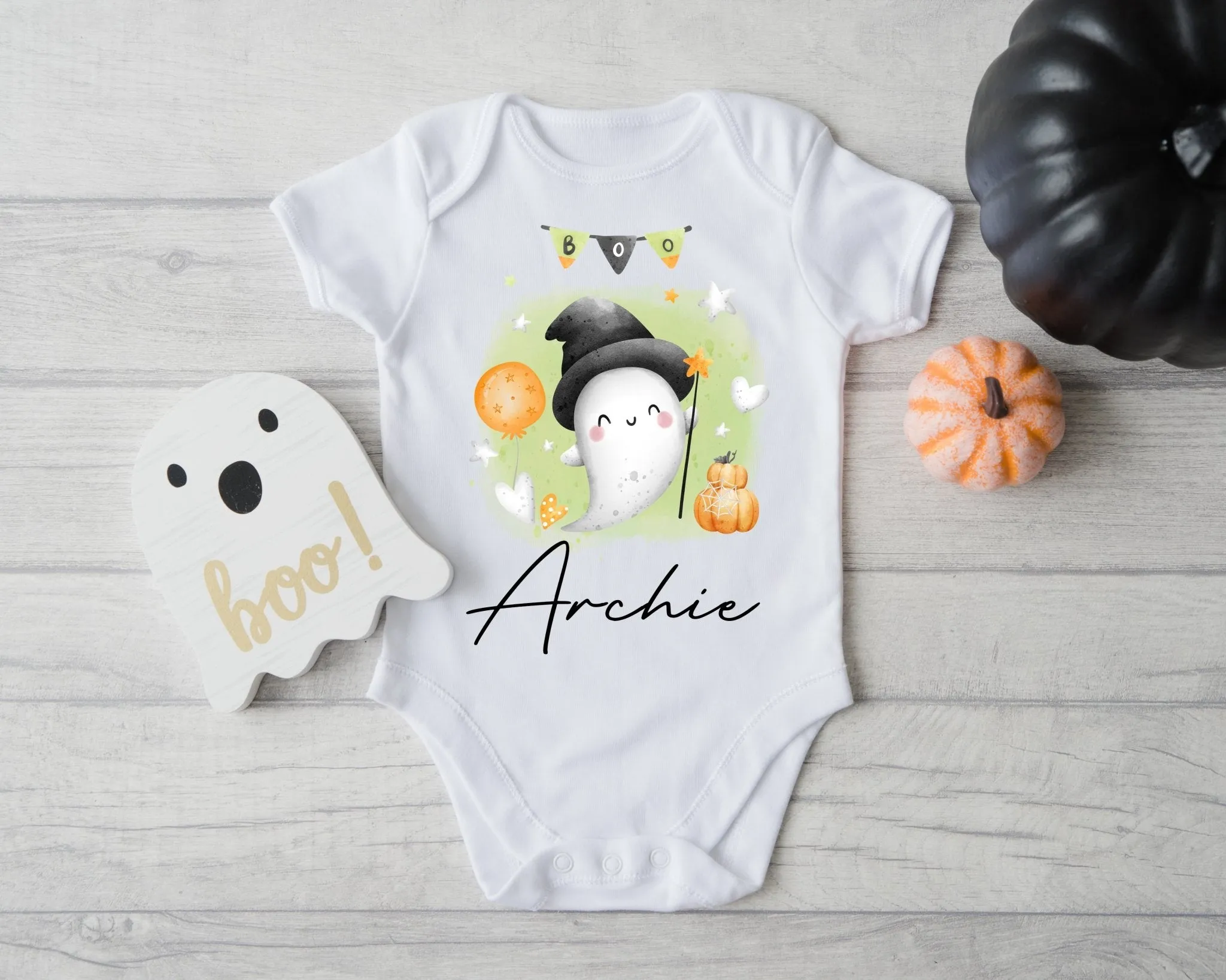 Personalised Halloween Vest - Halloween Ghost design