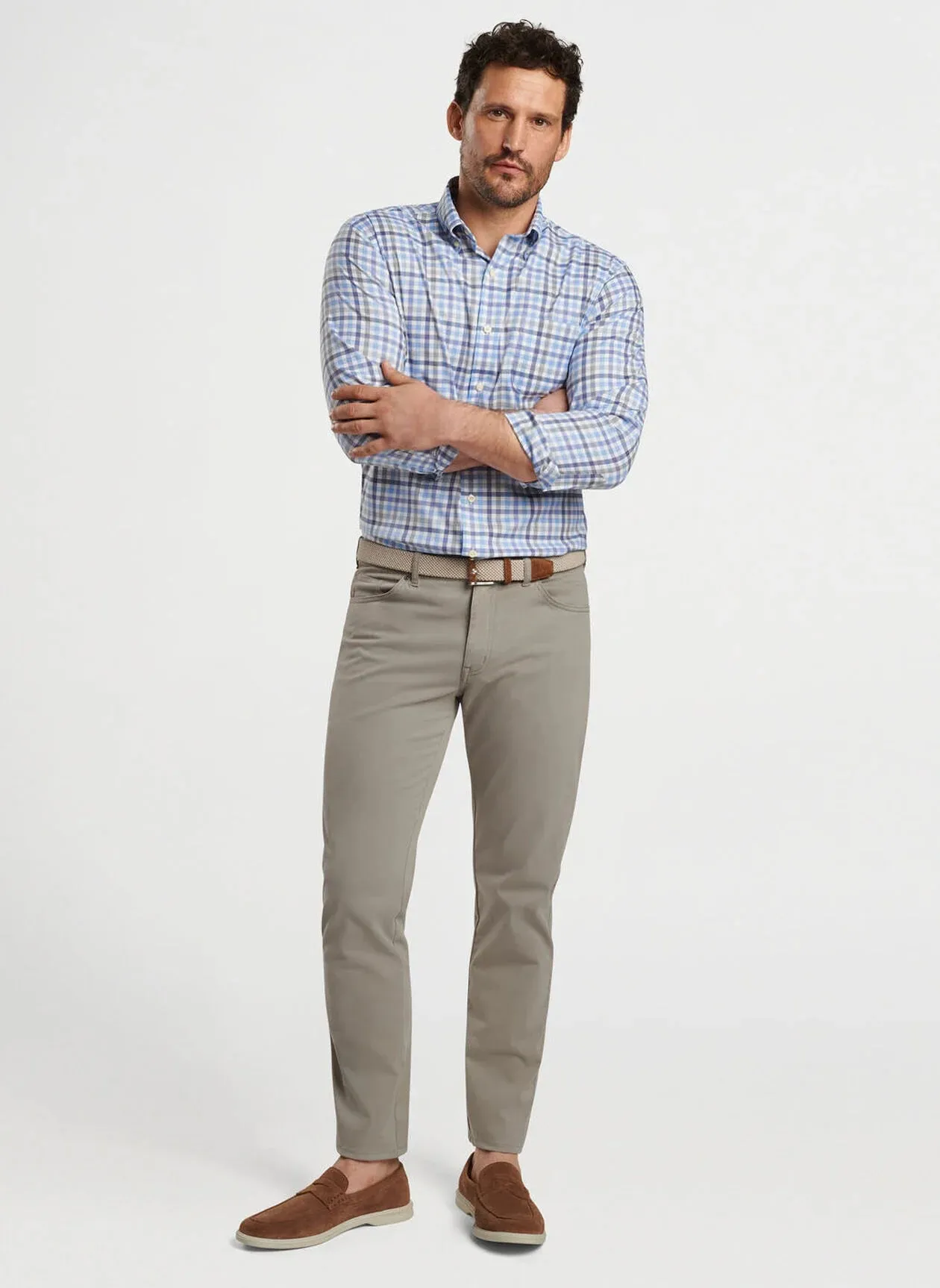 Peter Millar Signature Sateen Five-Pocket Pant