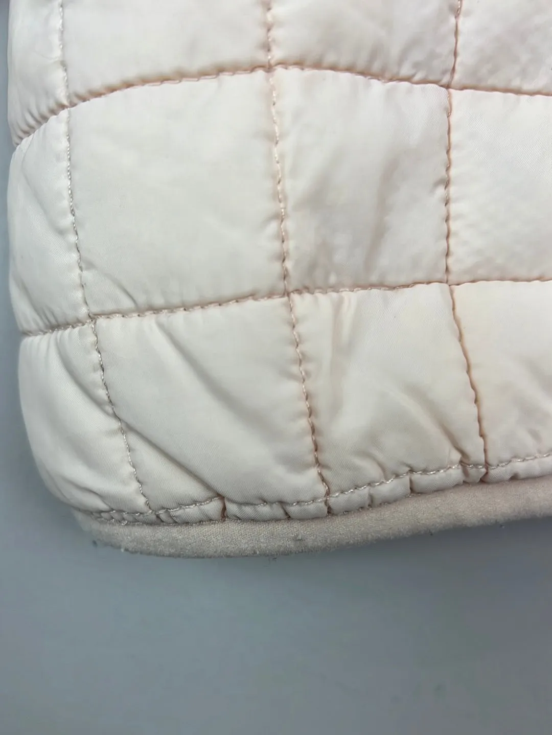 Petit Bateau Pale Pink Quilted jacket 12m