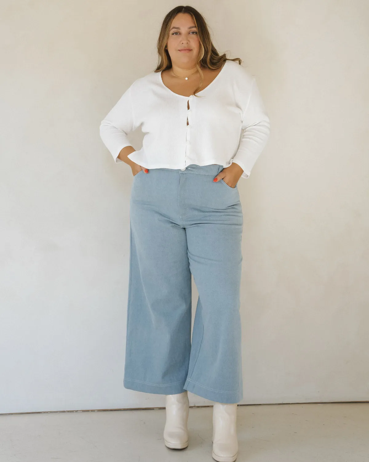 Pierrot Pants | Light Denim