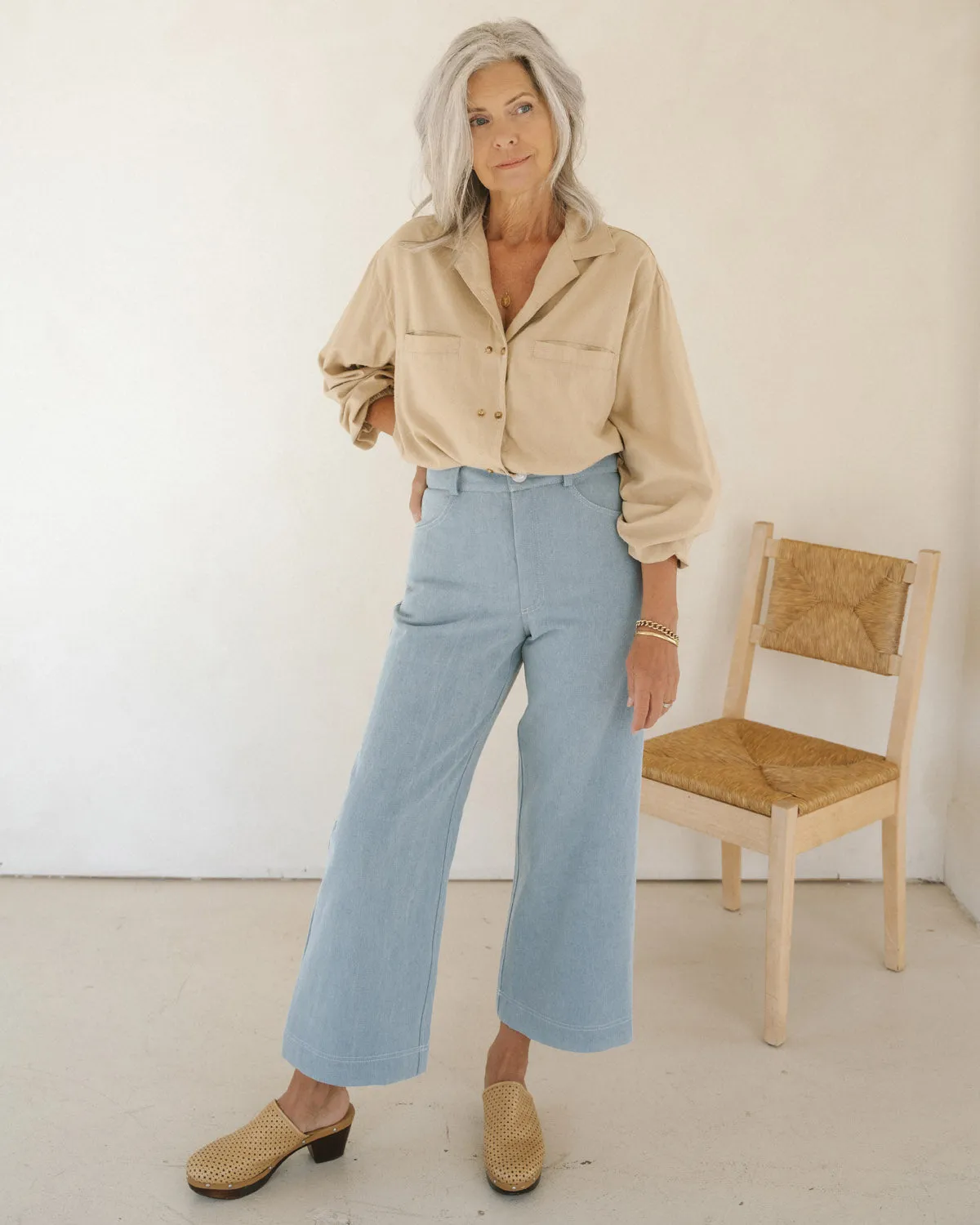 Pierrot Pants | Light Denim