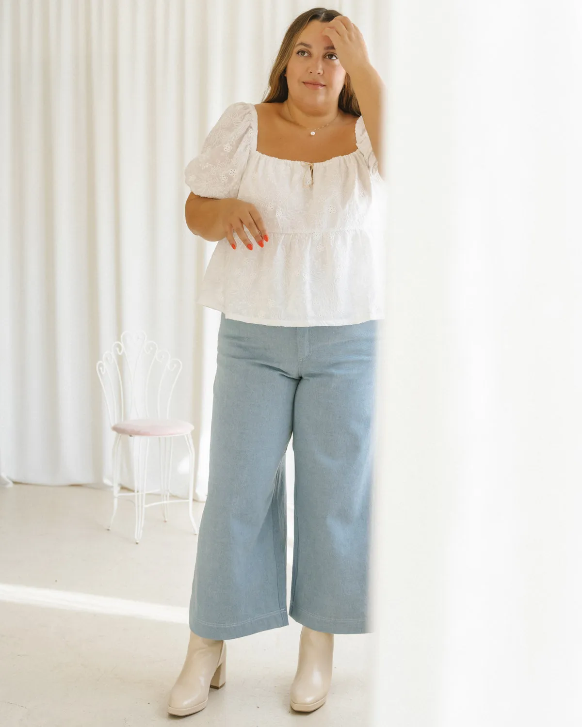 Pierrot Pants | Light Denim