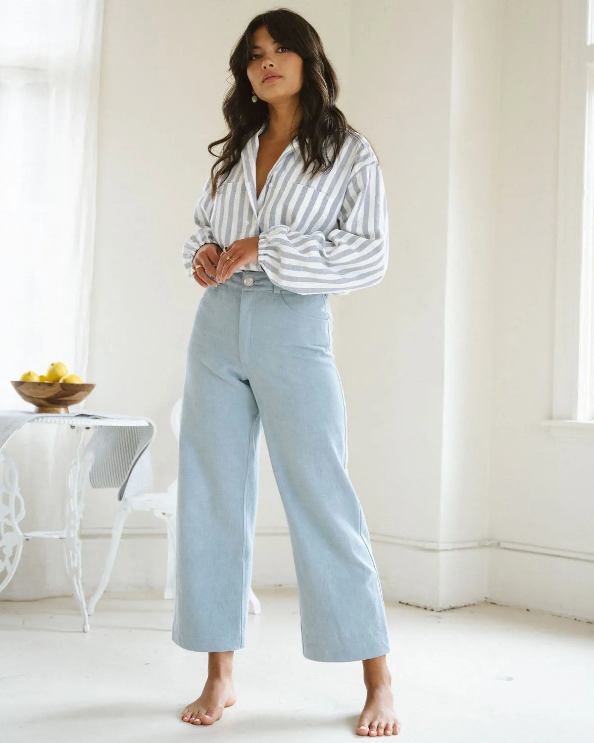 Pierrot Pants | Light Denim