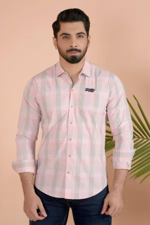 Pink Casual Shirt FS Slim Fit