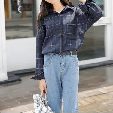 Plaid Bow Tie Shirt