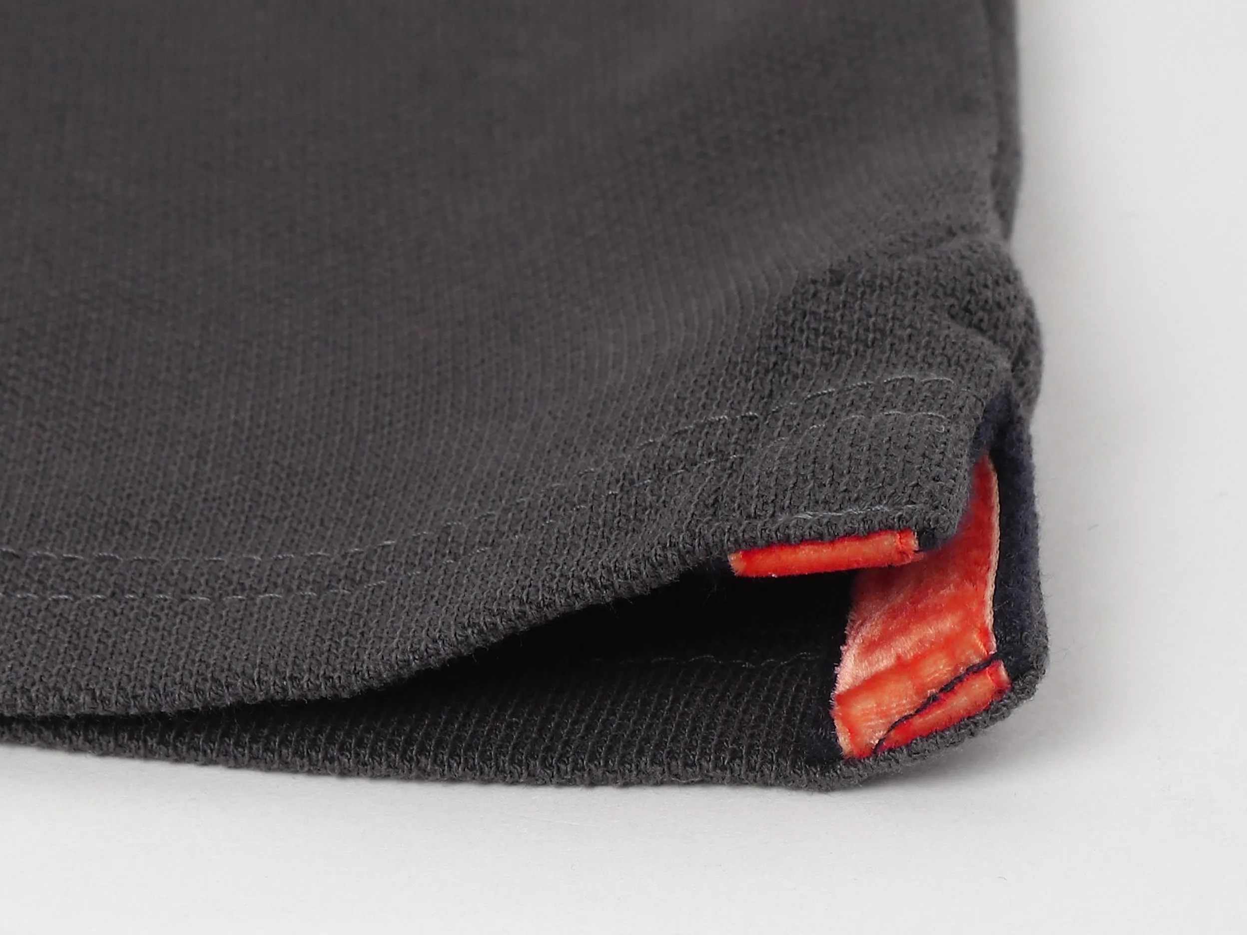 Polo Neck Solid Pattern T-Shirt