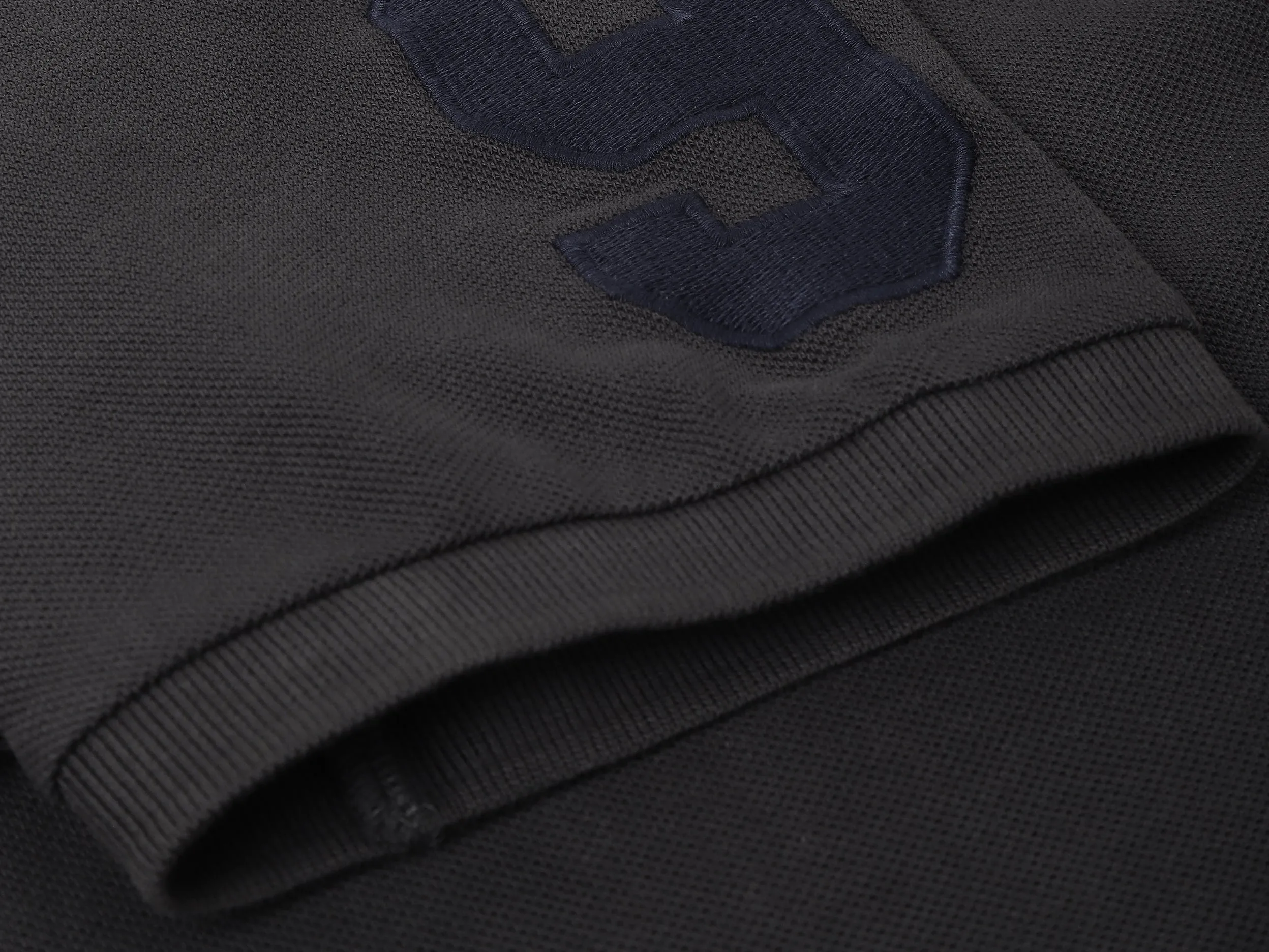 Polo Neck Solid Pattern T-Shirt
