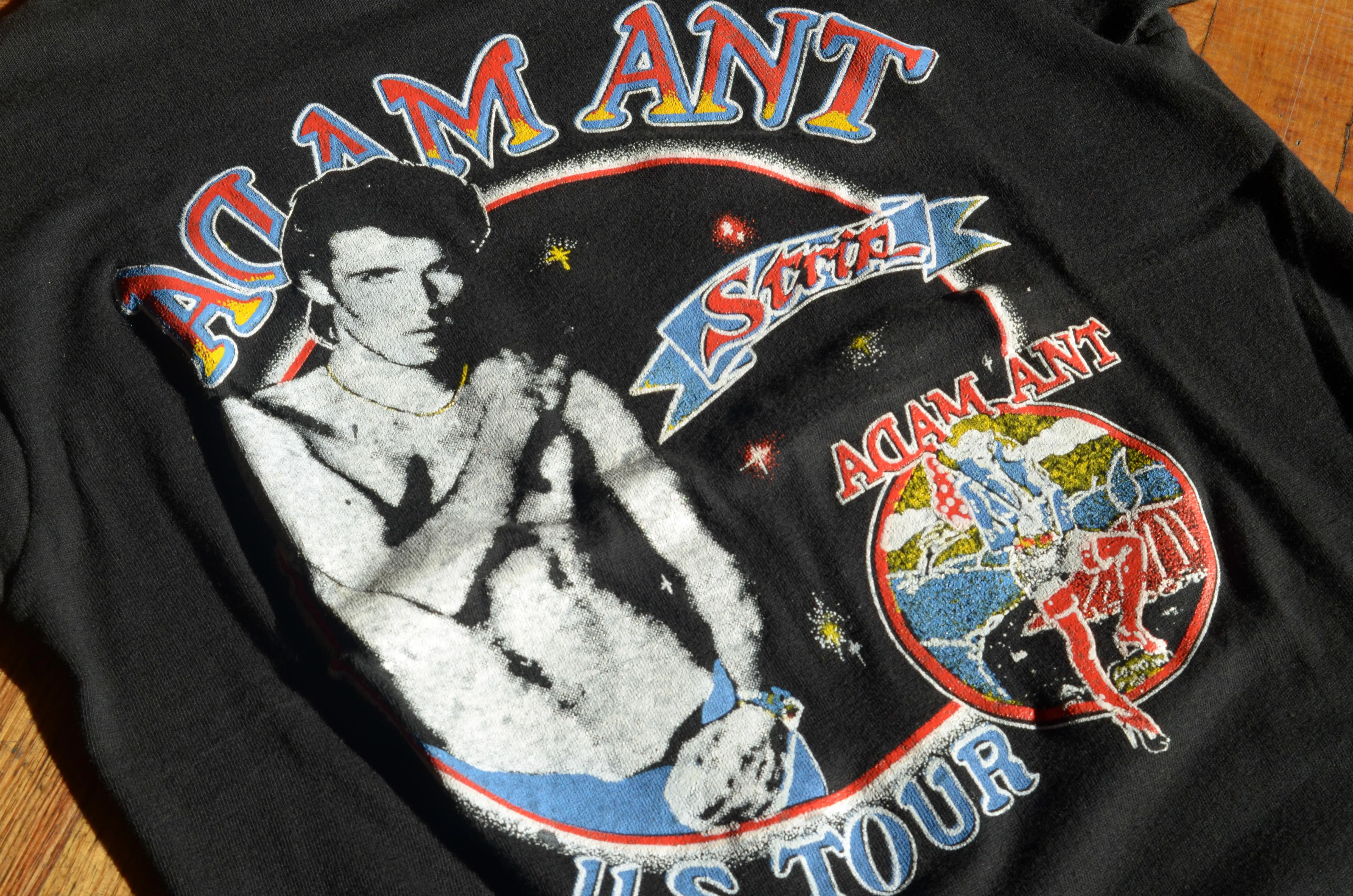 Popular - Adam Ant U.S Tour Bootleg Tee Shirt