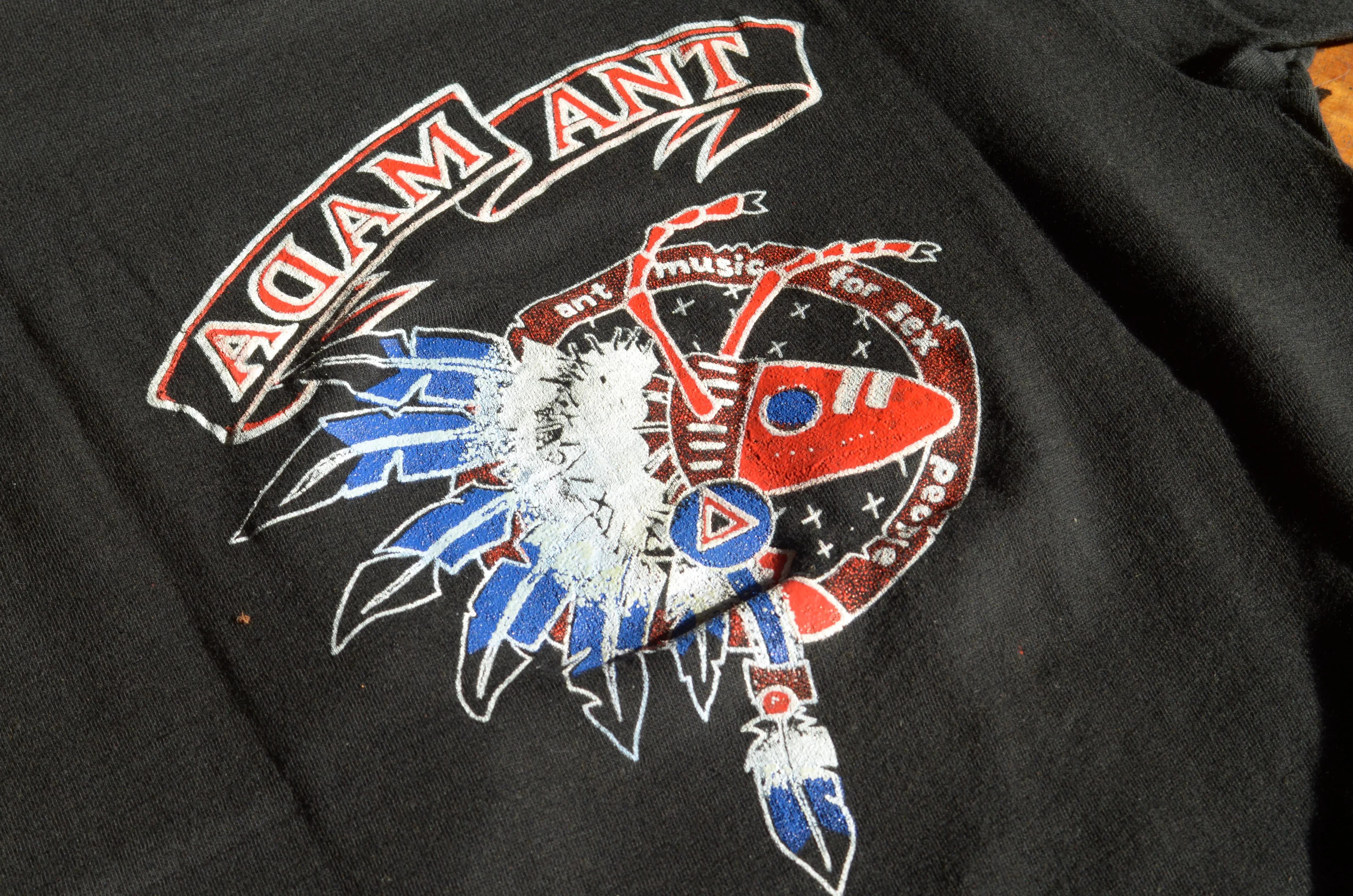 Popular - Adam Ant U.S Tour Bootleg Tee Shirt