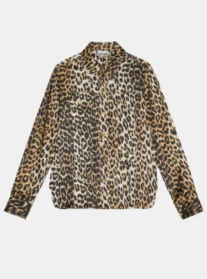 Printed Satin Shirt