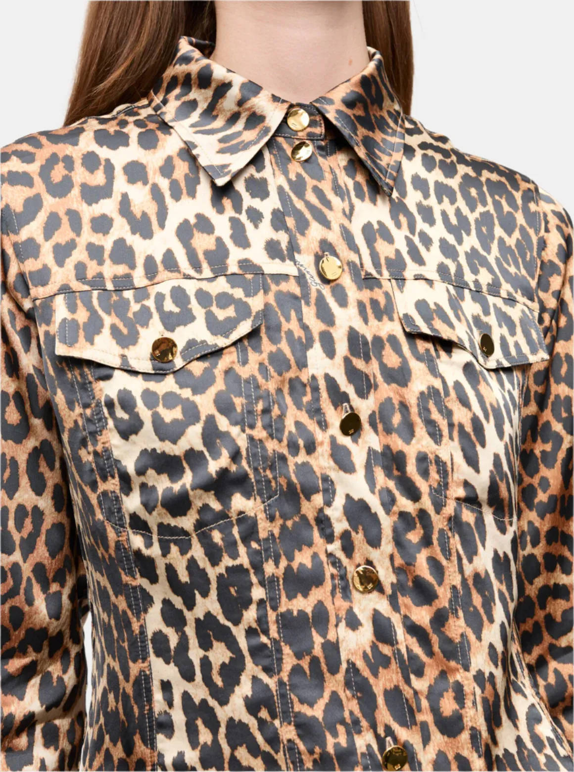 Printed Satin Shirt