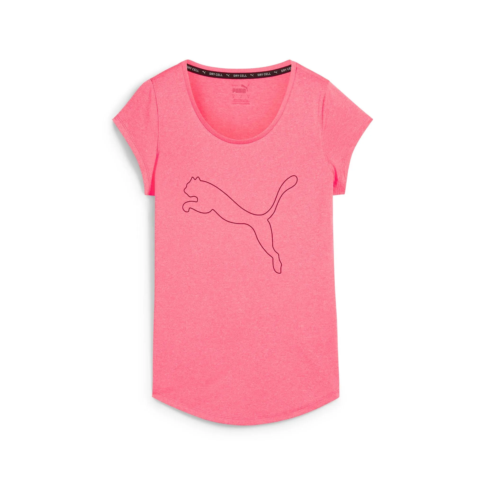 PUMA Performance Heather Cat Womens Tee