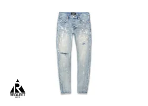 Purple Brand Jeans "Light Indigo Paint Blowout"