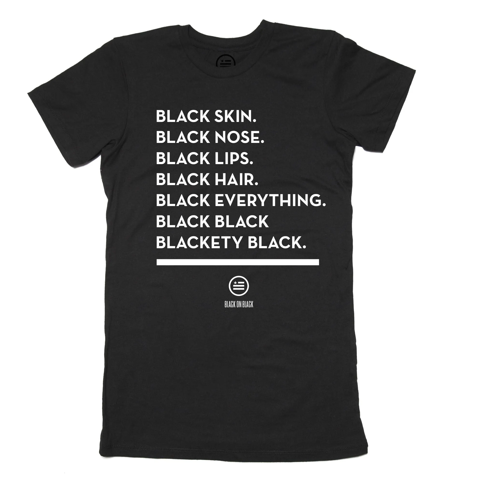 "Blackety Black" - Slim Fit T
