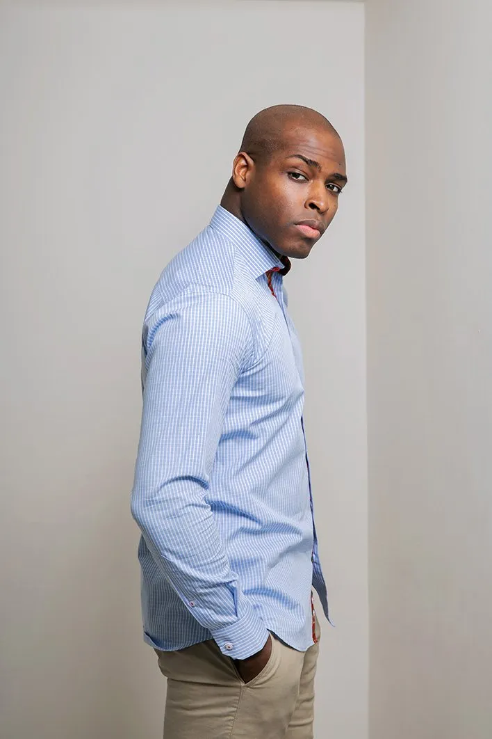 "BLUE CHECK" - SHIRT
