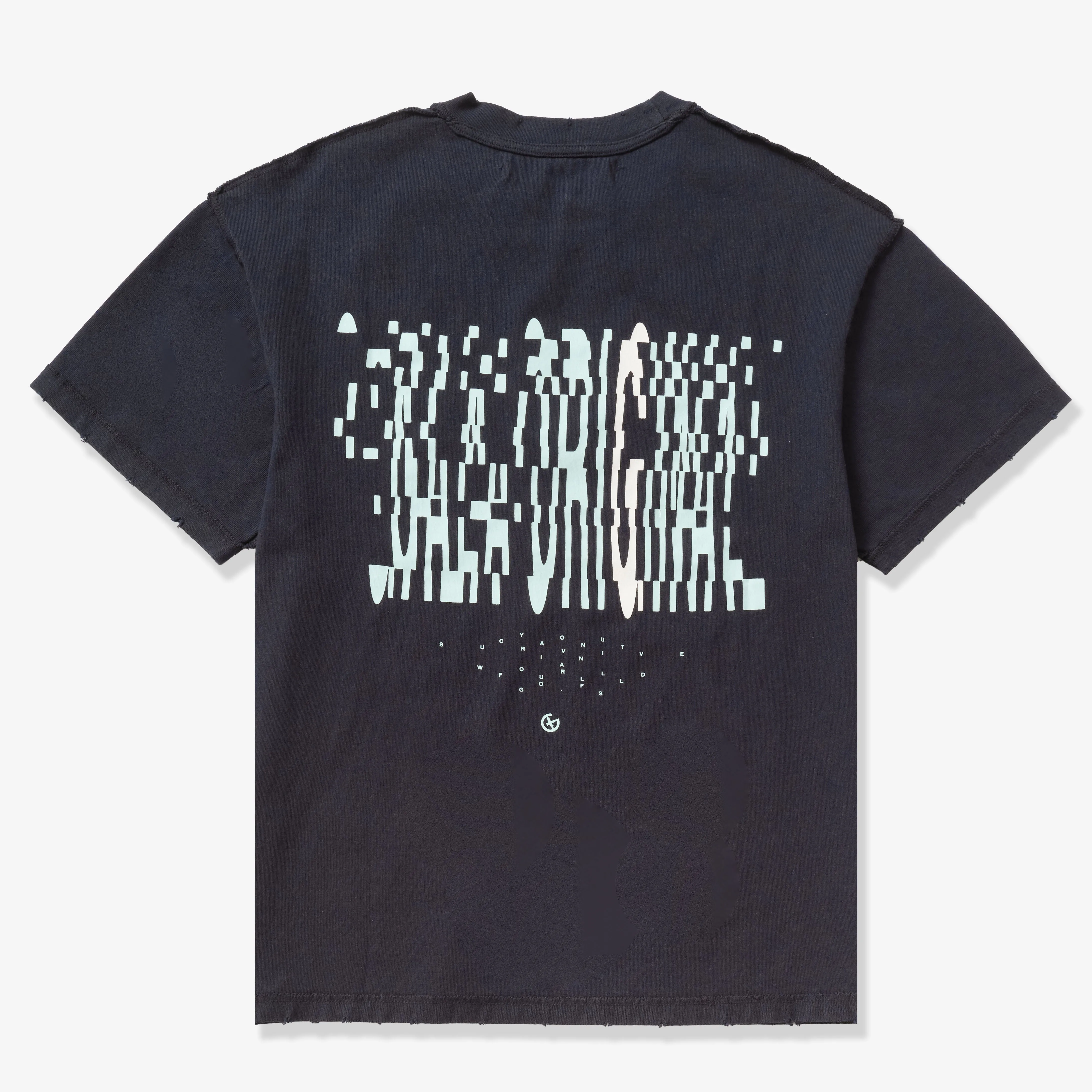 "Glitch" Tee (deep navy)