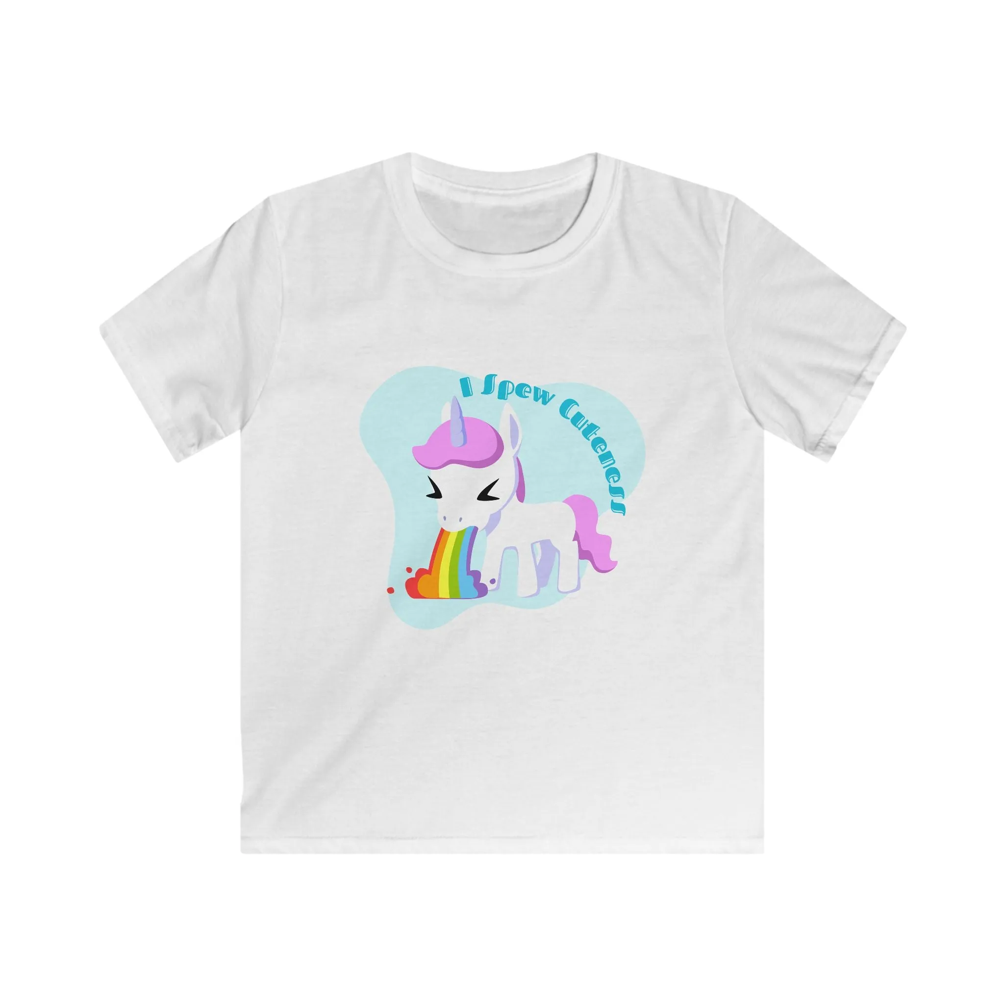 "I Spew Cuteness" Kids Unicorn T-Shirt