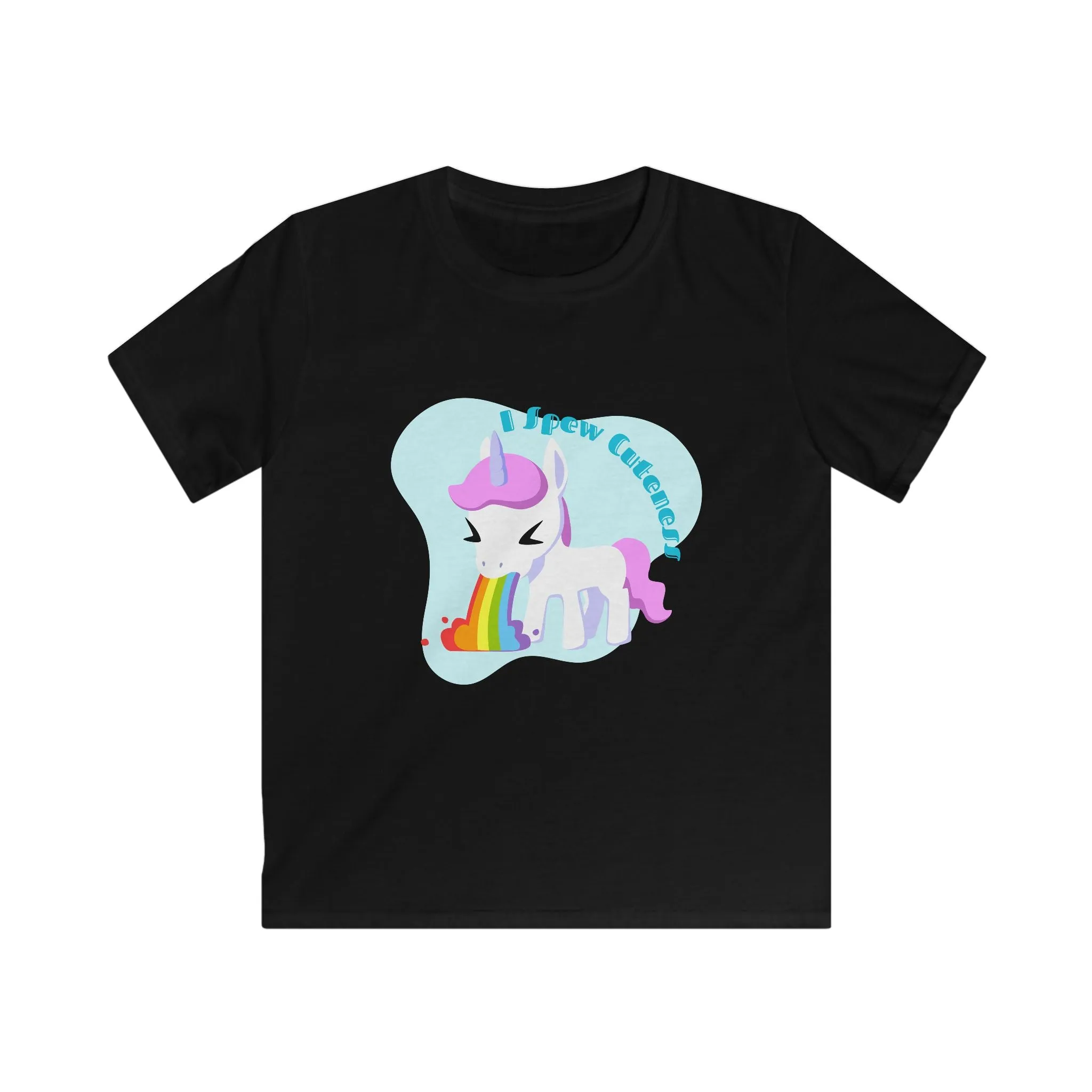 "I Spew Cuteness" Kids Unicorn T-Shirt