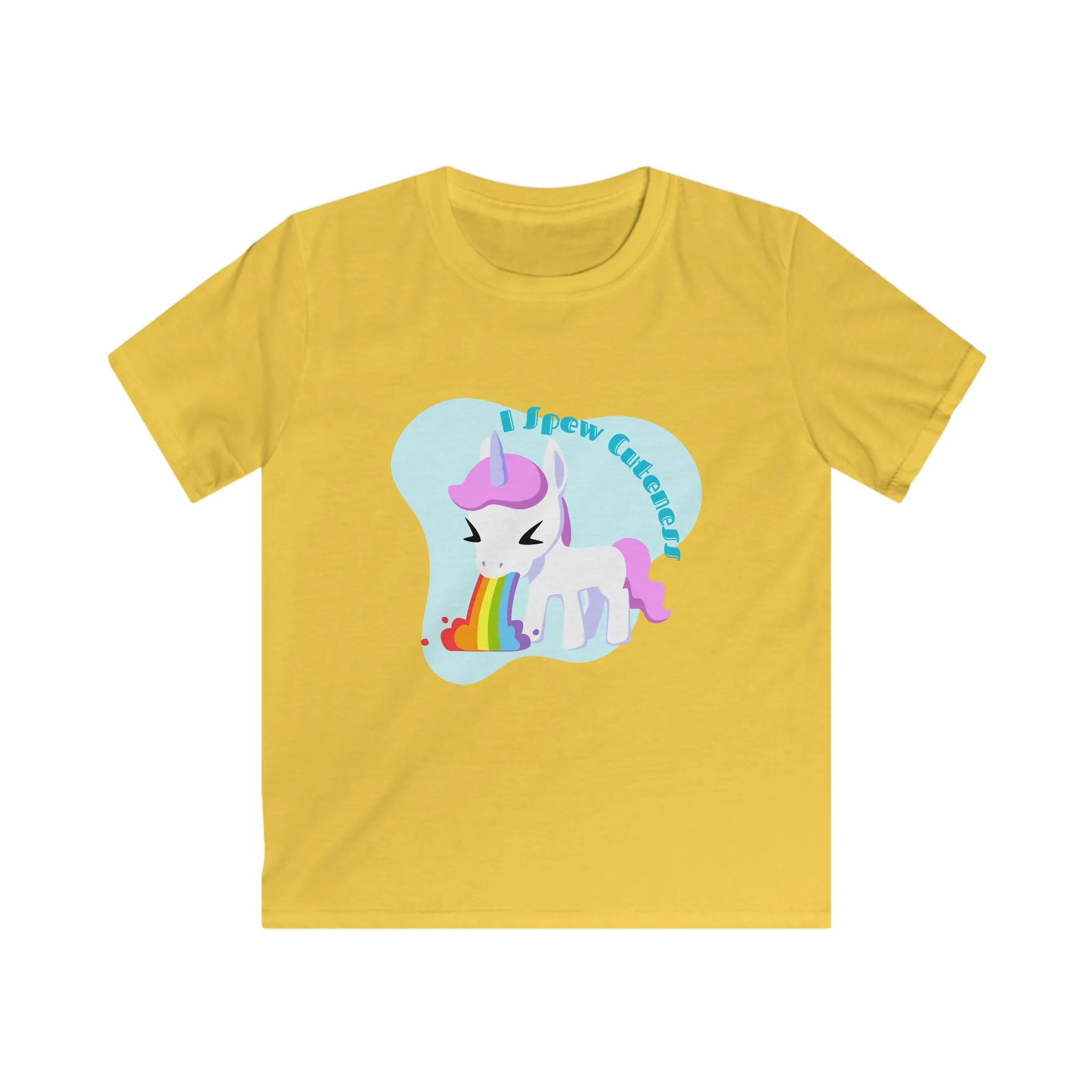 "I Spew Cuteness" Kids Unicorn T-Shirt