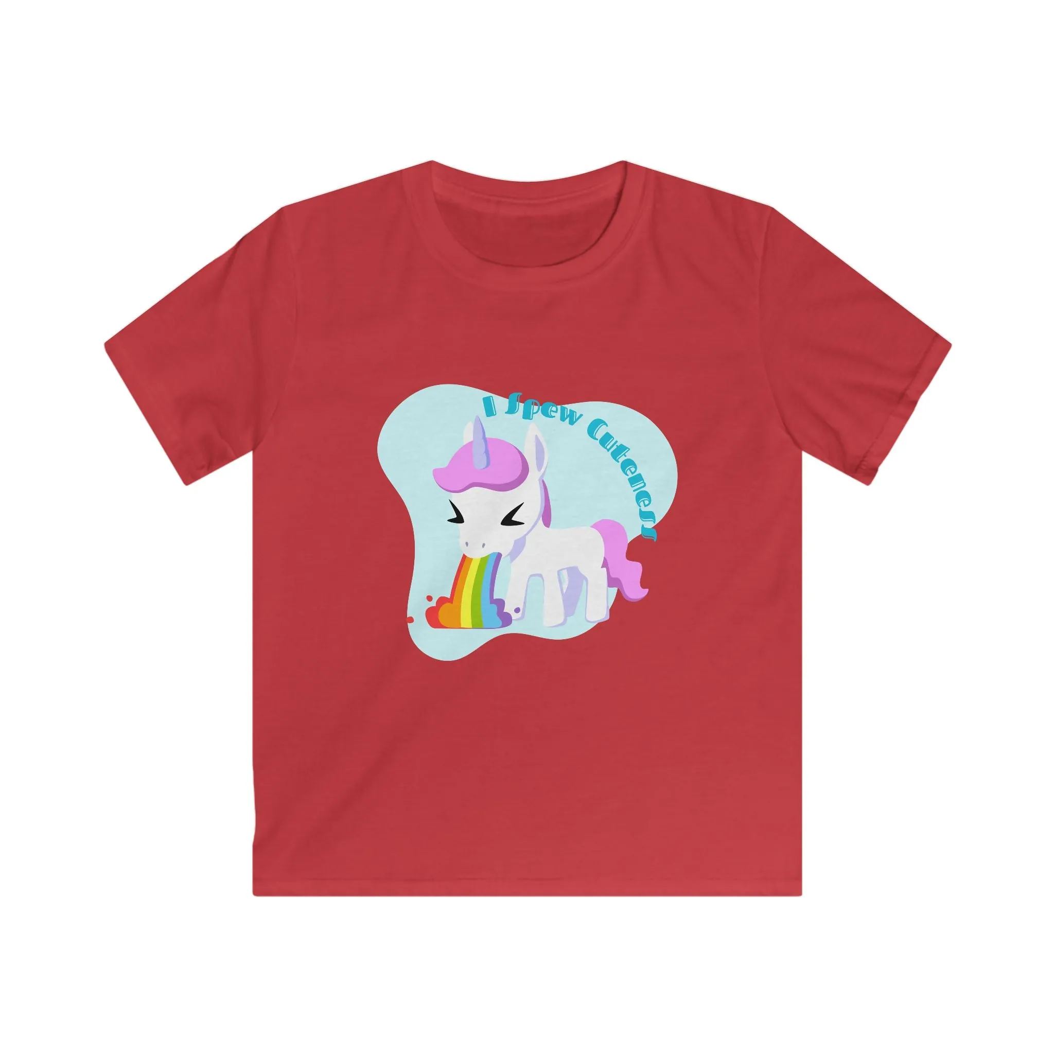 "I Spew Cuteness" Kids Unicorn T-Shirt