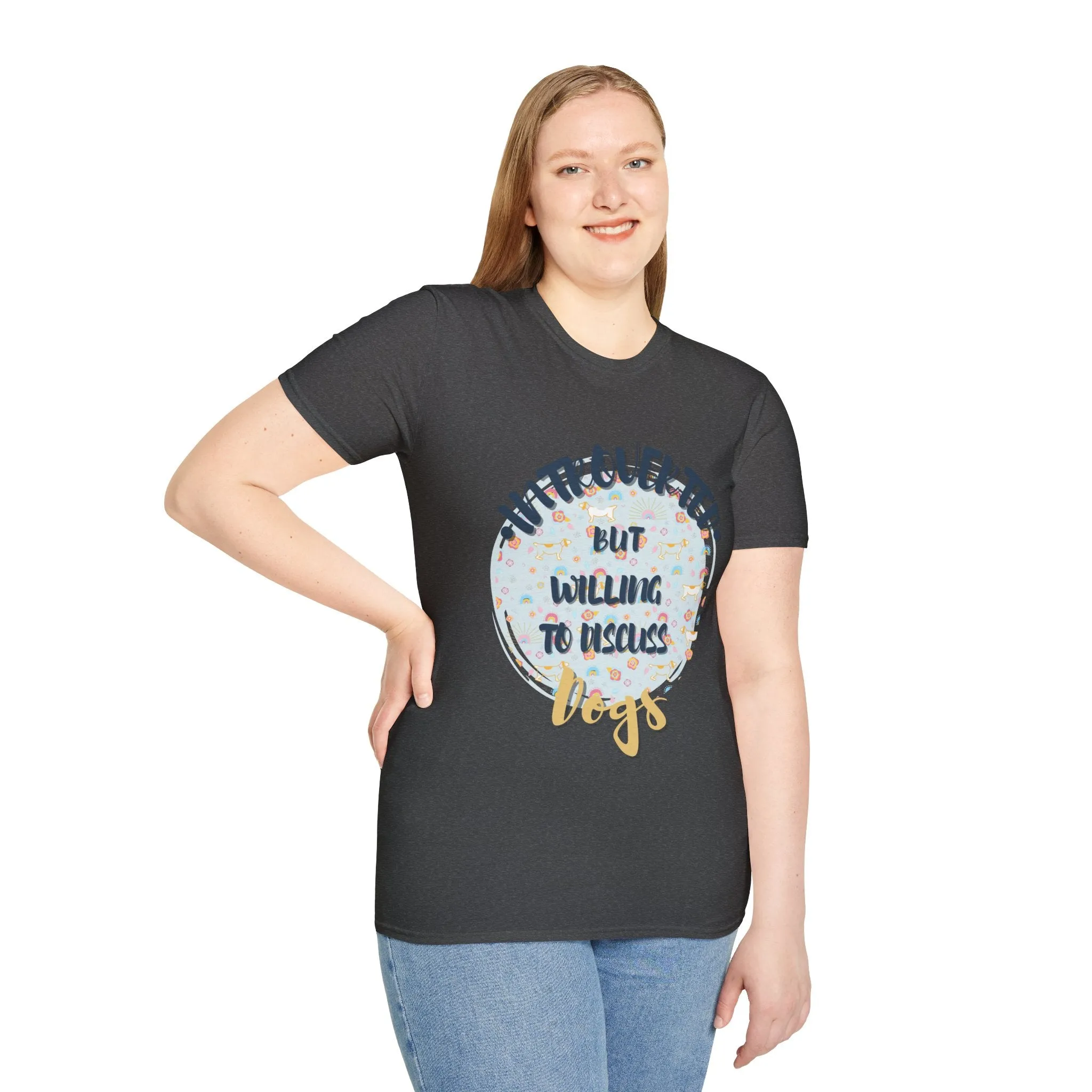 "Introverted But Will Discuss Dogs" T-Shirt