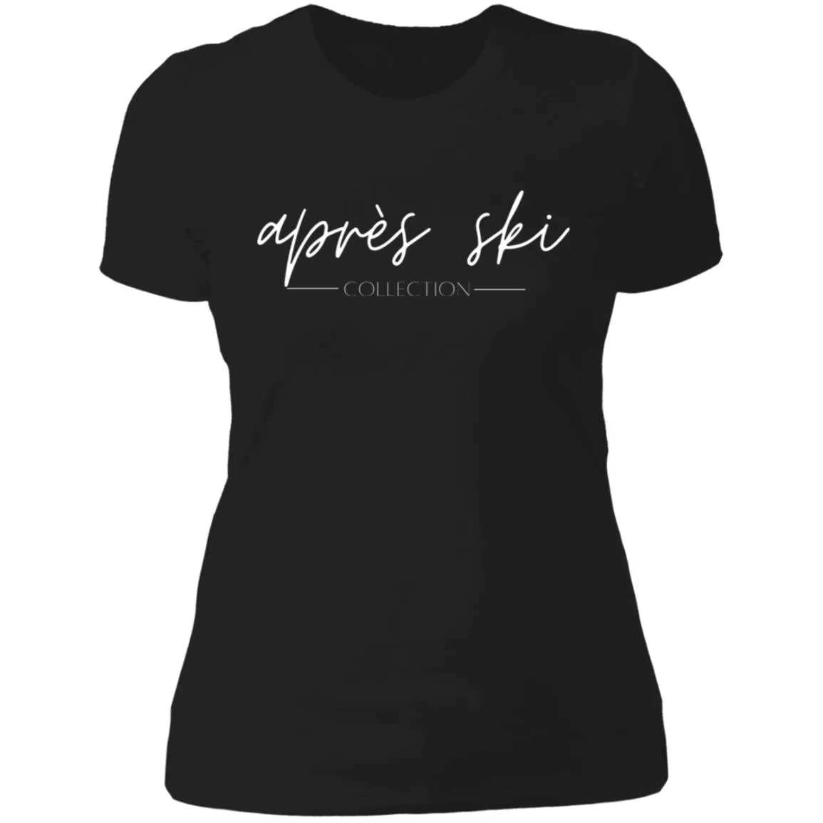 "Small Mountain- BURGUNDY" Ladies' Boyfriend Tee