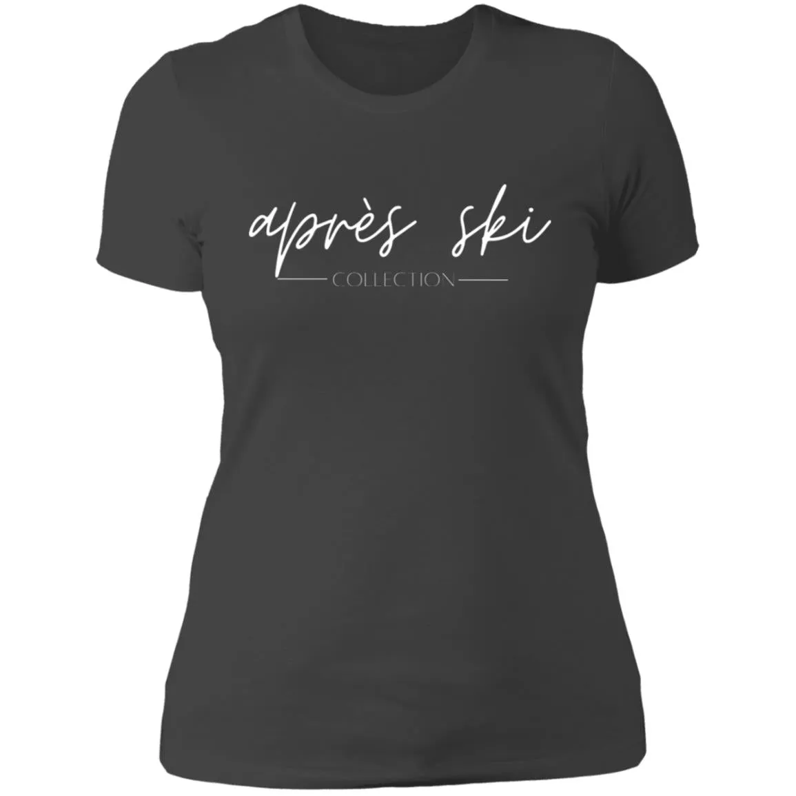 "Small Mountain- BURGUNDY" Ladies' Boyfriend Tee