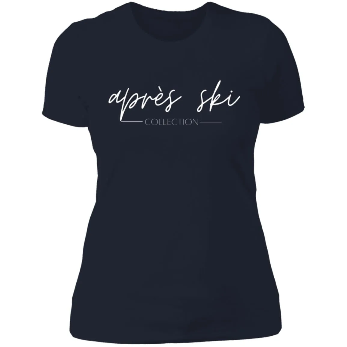 "Small Mountain- BURGUNDY" Ladies' Boyfriend Tee
