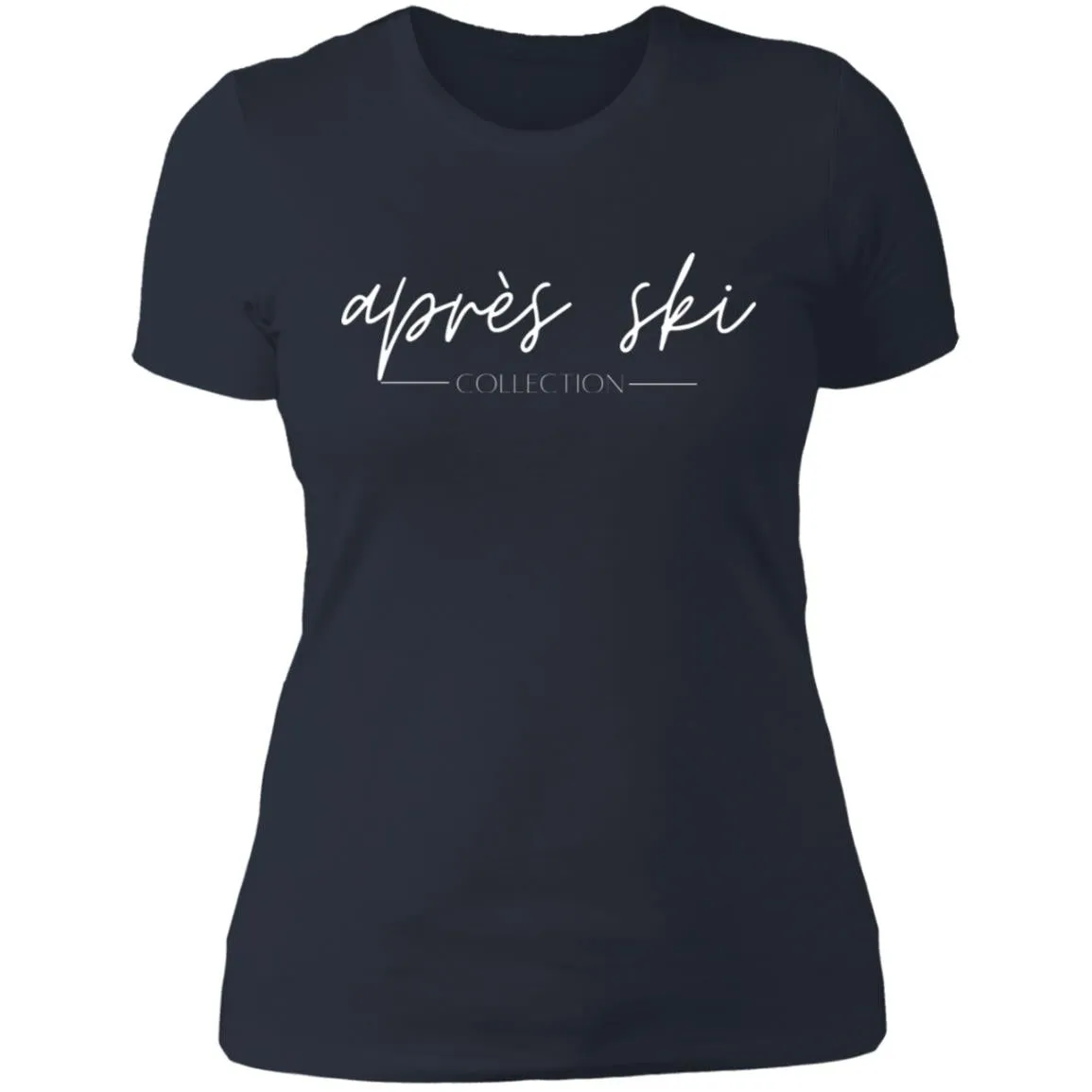 "Small Mountain- BURGUNDY" Ladies' Boyfriend Tee