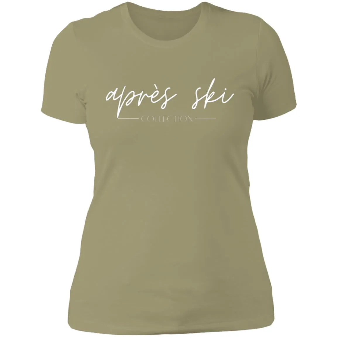 "Small Mountain- BURGUNDY" Ladies' Boyfriend Tee