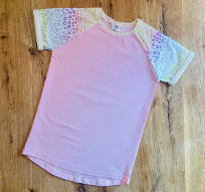 Rainbow Leopard Tee - Age 9