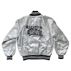 Randy Travis Rare Silver Tour Jacket Size L