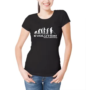Reality Glitch Evolution of Metal Detector Womens T-Shirt