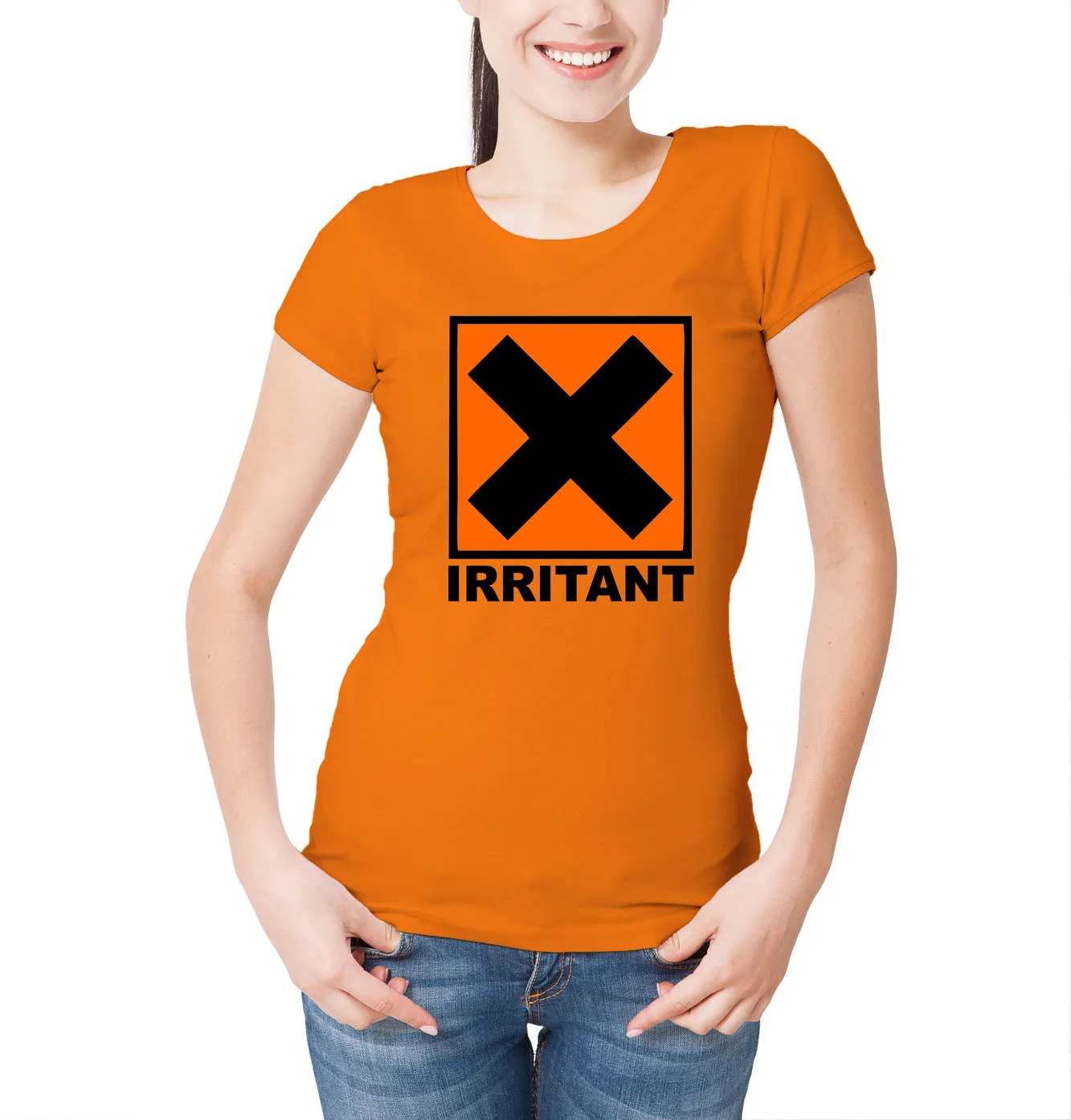 Reality Glitch Irritant Symbol Womens T-Shirt