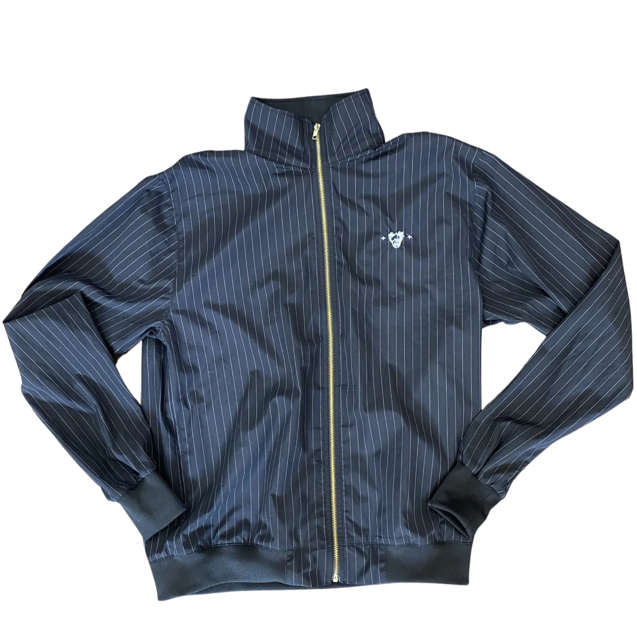 Reverse Yankee poplin ZIp-up