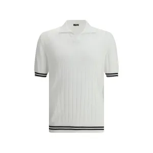 Ribbed Polo Shirt