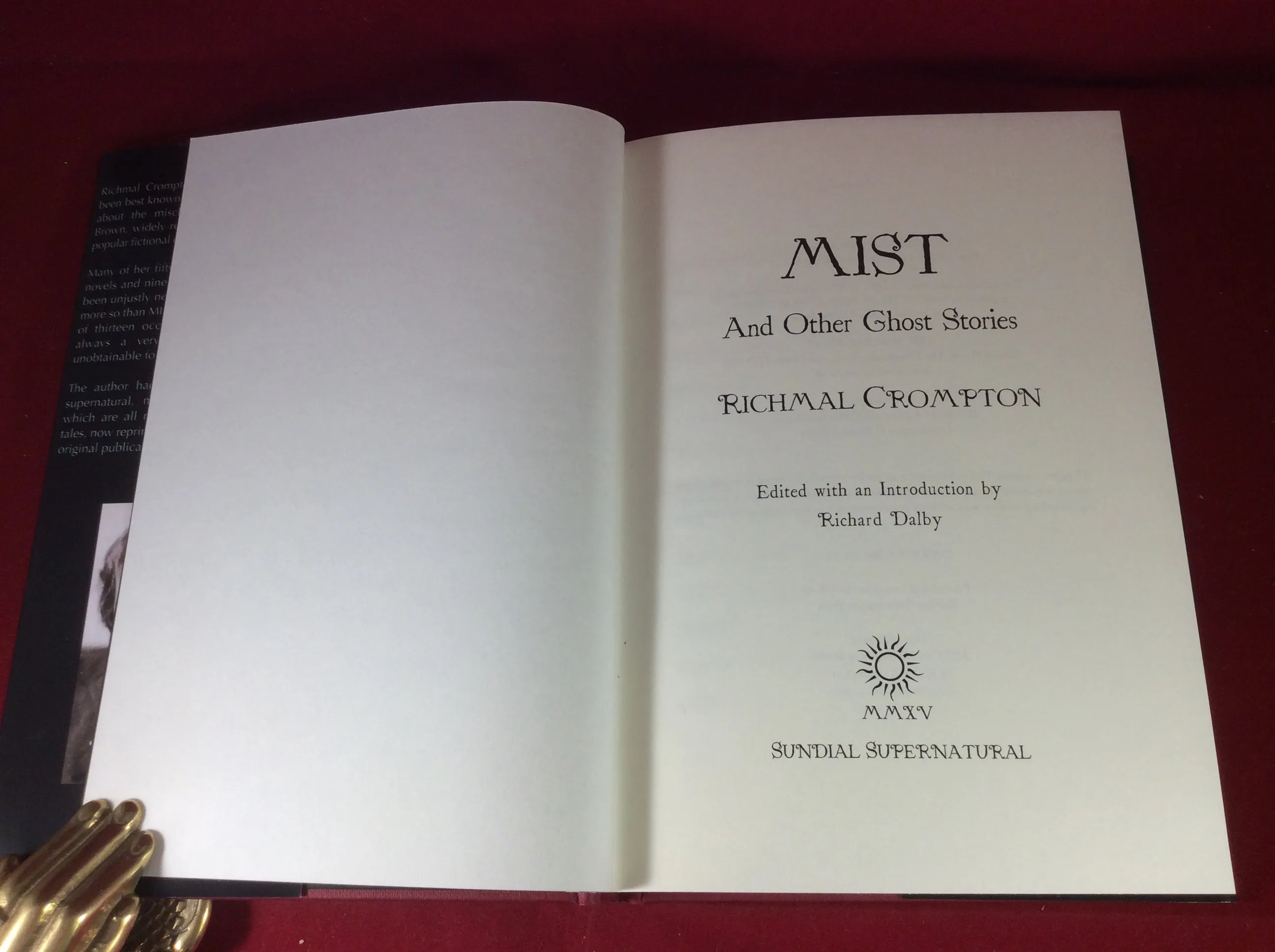 Richmal Crompton, Mist and Other Ghost Stories, Sundial Supernatural, 2015, Limited Edition (265).
