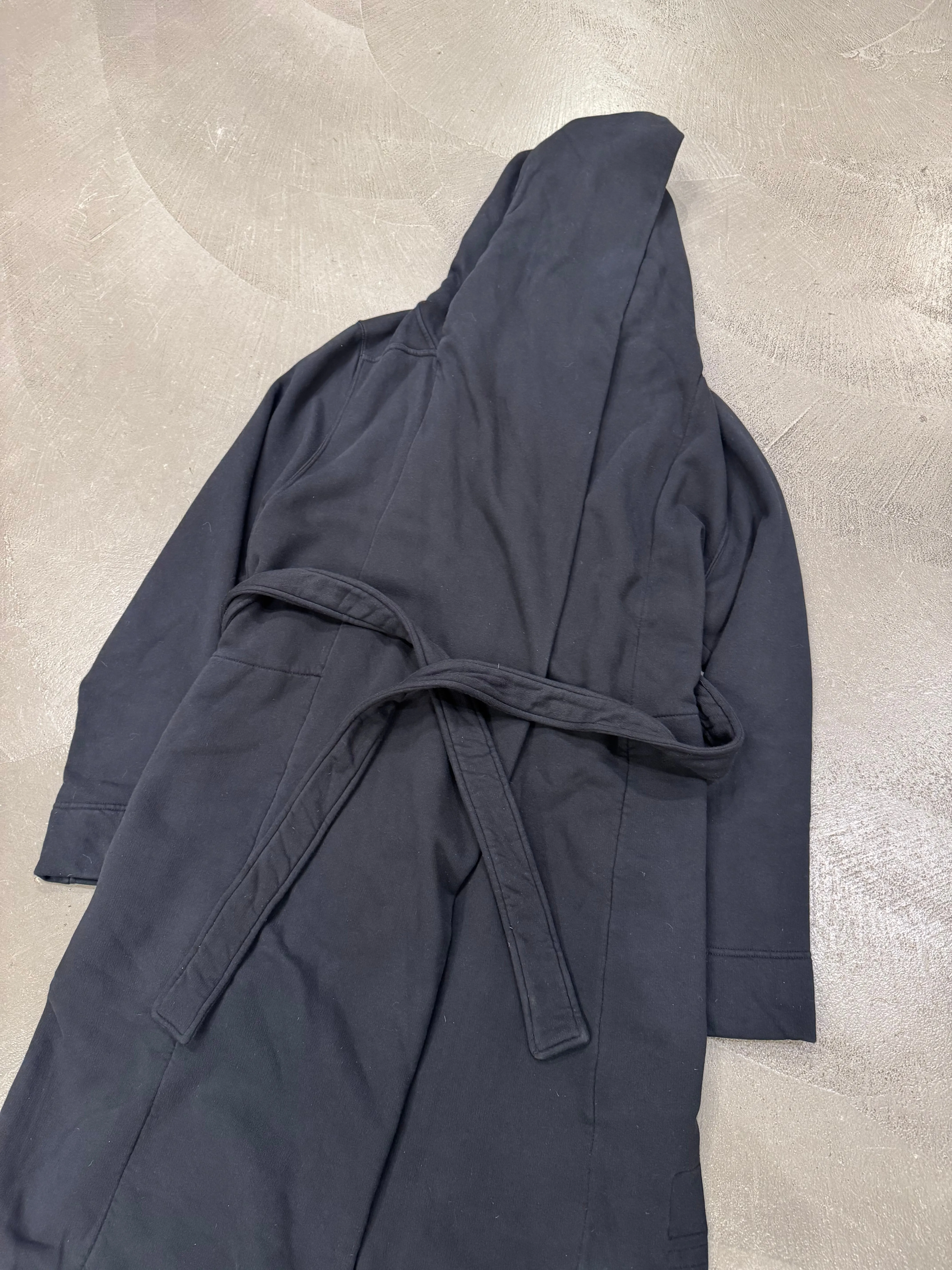 Rick Owens “DRKSHDW” Hooded jacket in thick cotton jersey