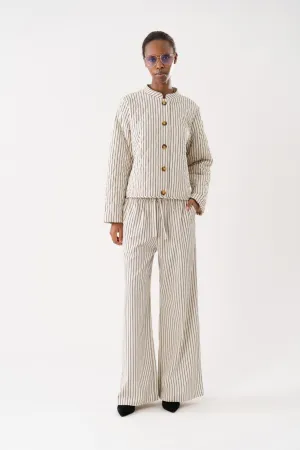 Rita Pants - White Stripe