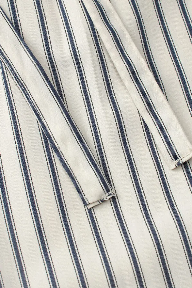 Rita Pants - White Stripe
