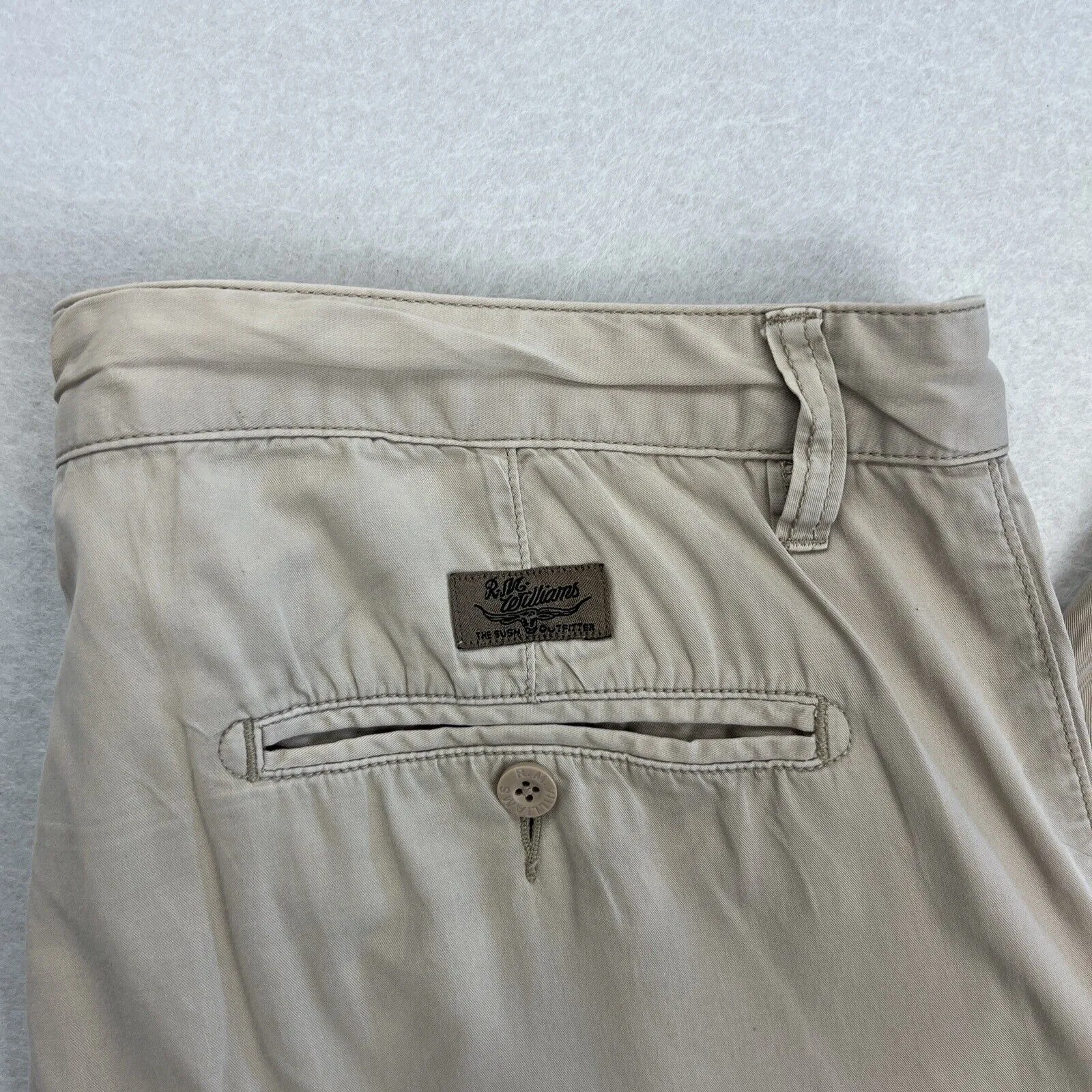 R.M. Williams Beige Light Weight Chinos Size 36R