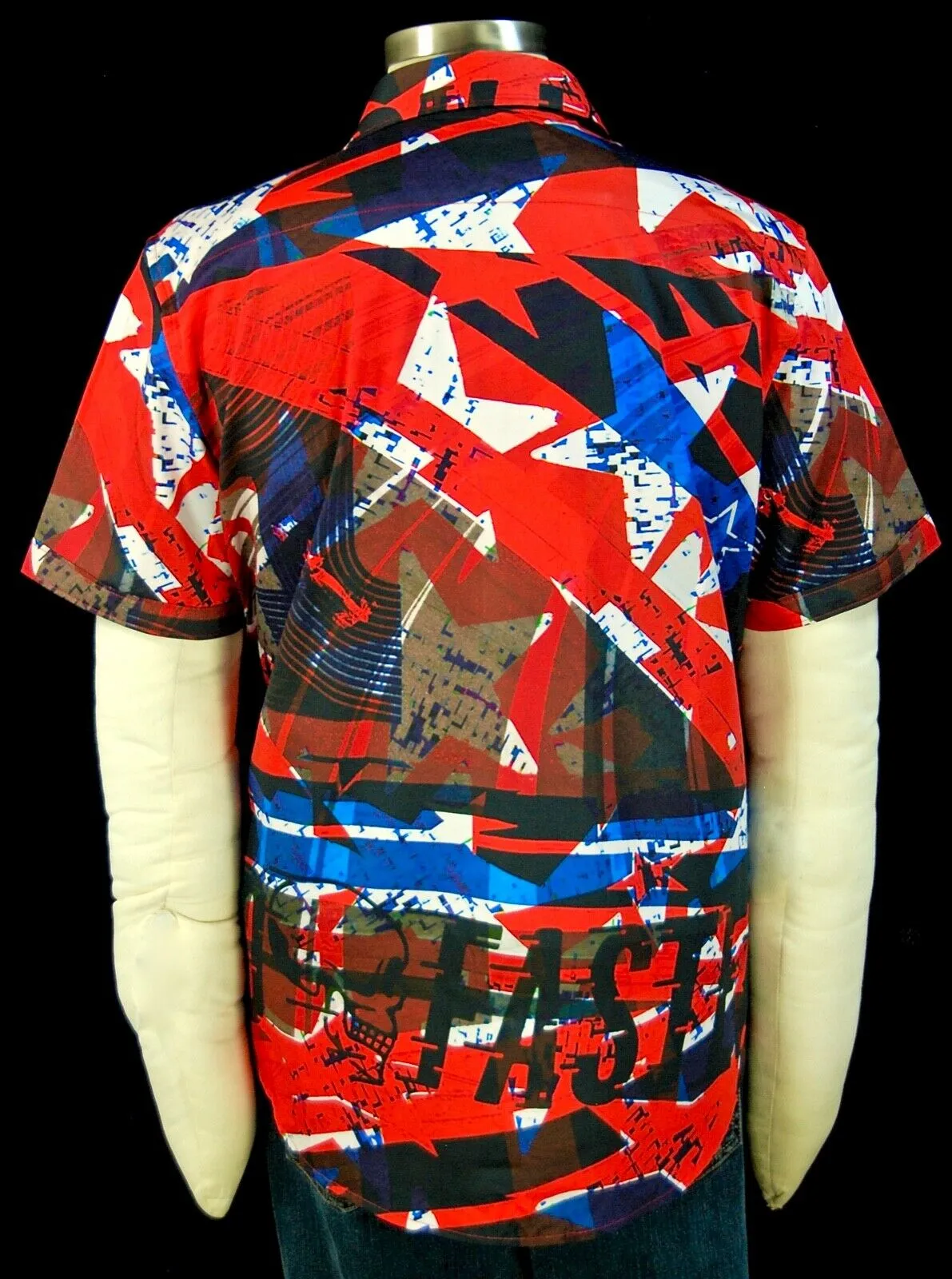 Robert Graham Go Faster Short Sleeve Shirt Size Medium