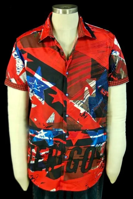 Robert Graham Go Faster Short Sleeve Shirt Size Medium
