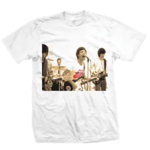 ROLLING STONES GROUP PHOTO - MENS WHITE T-SHIRT