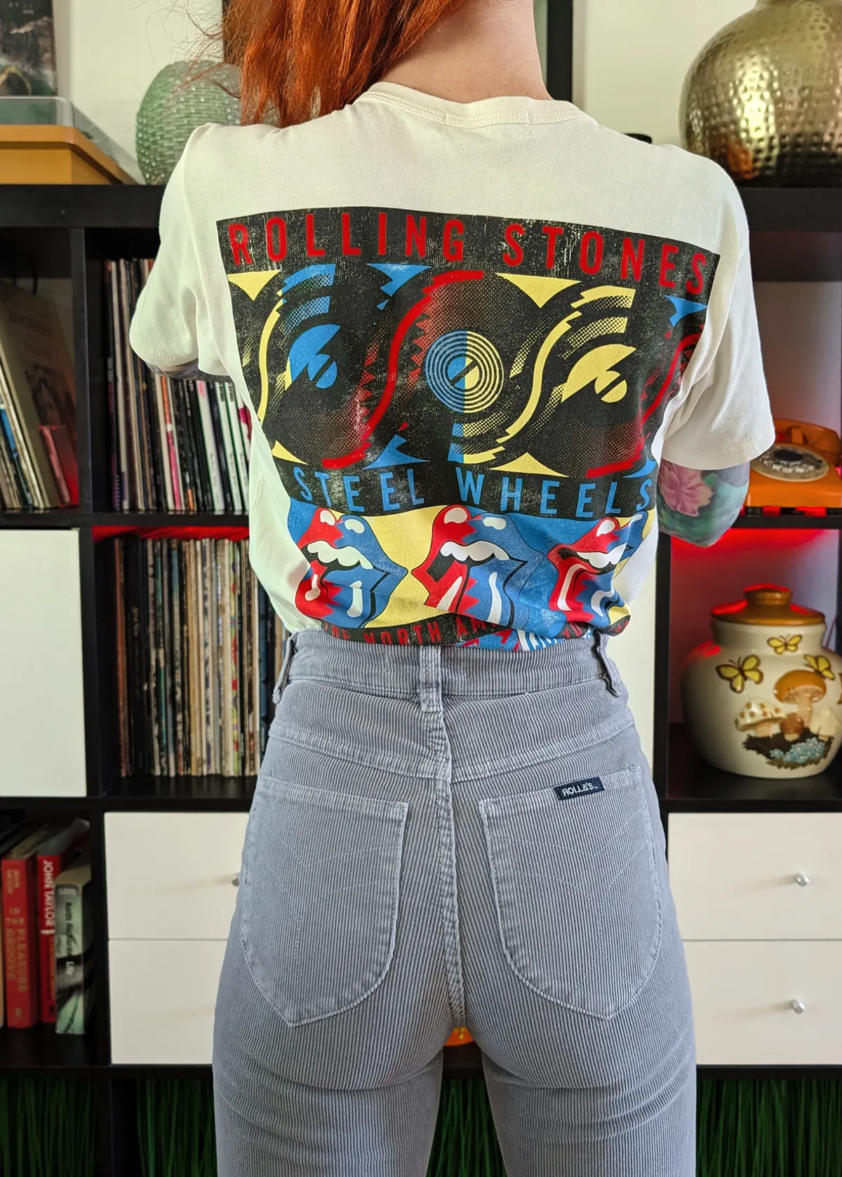 Rolling Stones Steel Wheels Ringer Tee