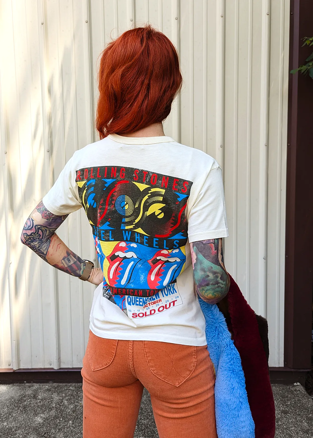 Rolling Stones Steel Wheels Ringer Tee