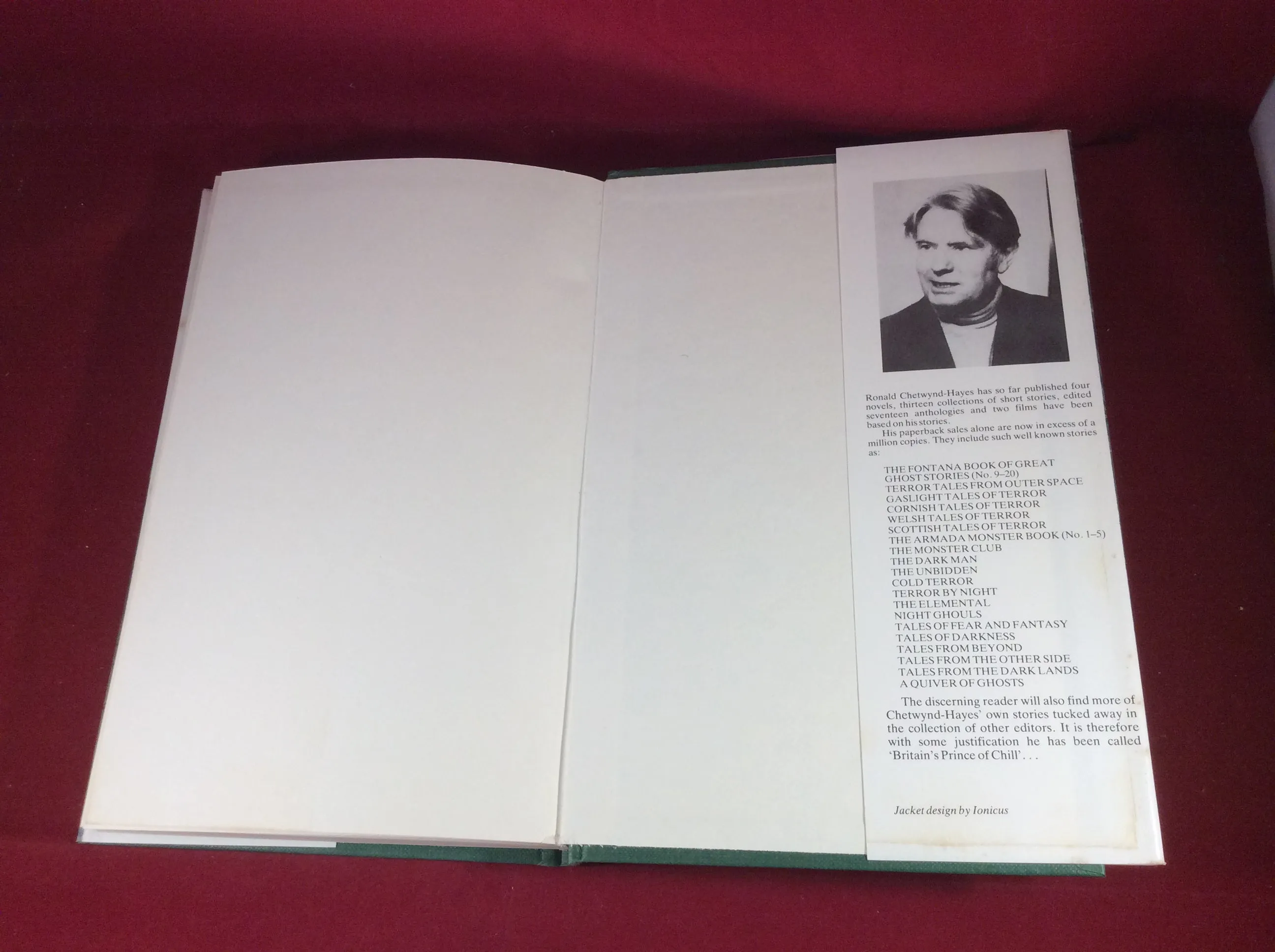 Ronald Chetwynd-Hayes, Ghosts from the Mist of Time, William Kimber, 1985, First Edition, Signed.
